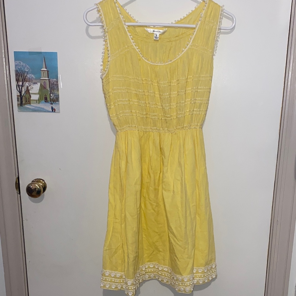 Sophie Max Yellow Sleeveless Dress